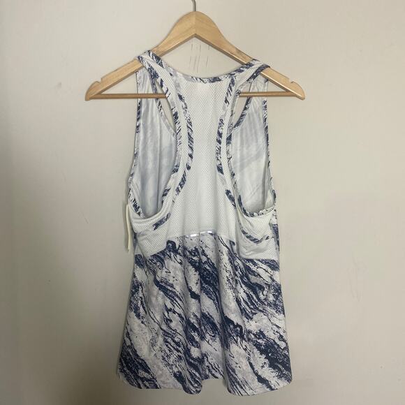 Gap Fit Racerback Tank w/ Vents Black Gray White Print New with tags Size Large - Picture 5 of 5